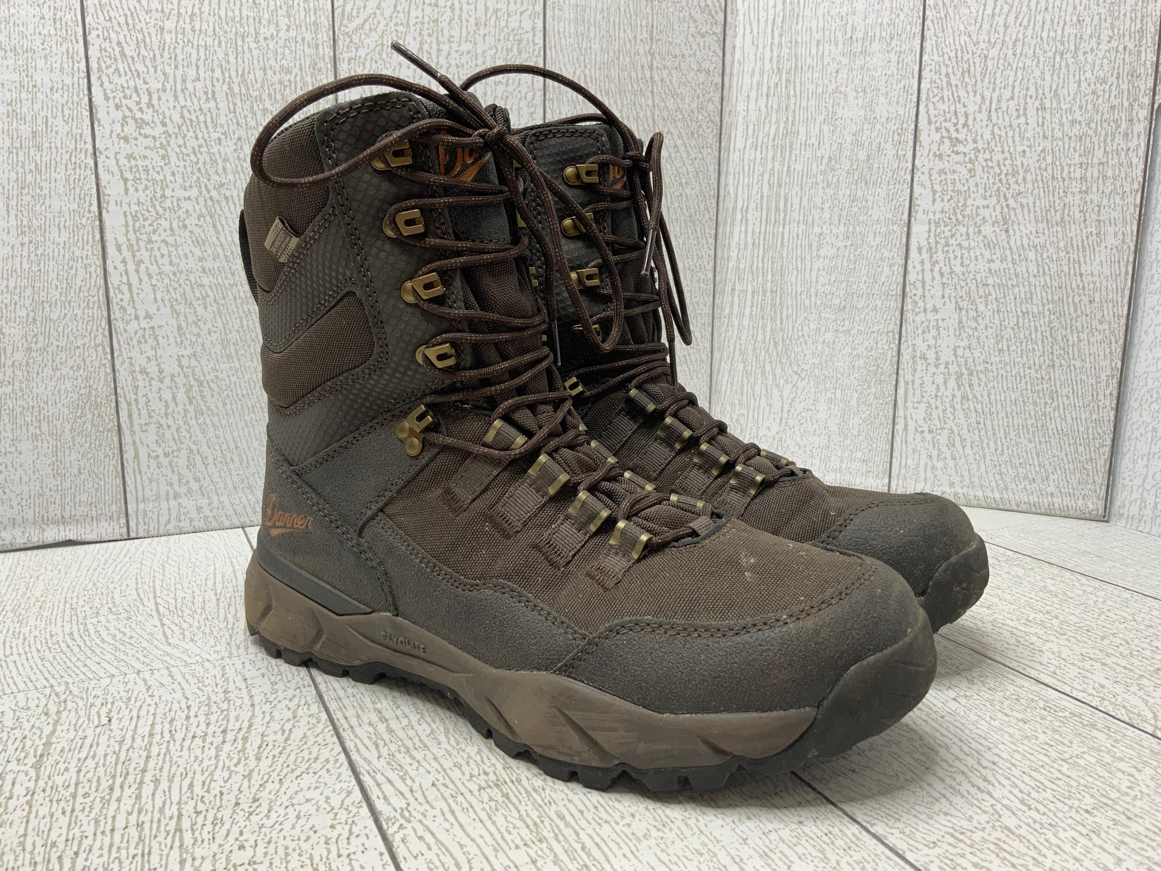 Danner Vital Trail 8" Brown Leather Waterproof Work Boots **Size 8.5** (7998785028334)